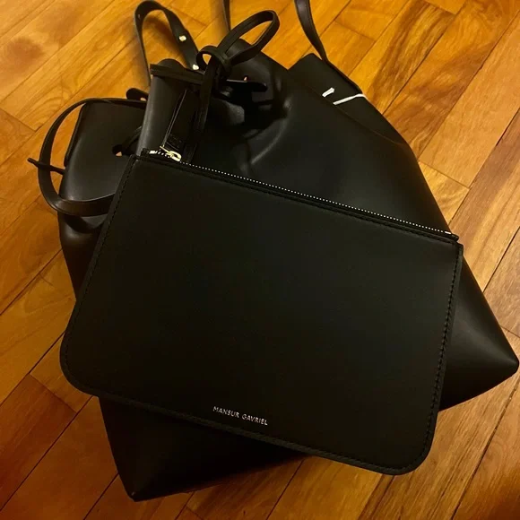 Black Mansur Gavriel Bucket Bag - Picture 6 of 16